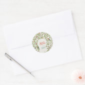 Personalisierter Sticker für Botanische Hochzeiten (Umschlag)