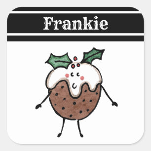 Personalisierter Sticker für den Weihnachtsbaum