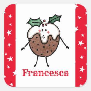 Personalisierter Sticker für den Weihnachtsbaum