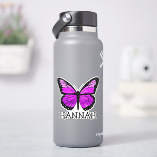 Personalisierter Sticker für die Lila Schmetterli