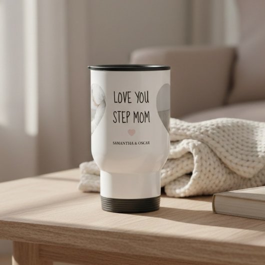 Personalisierter Stiefmutter-Becher mit Foto – Ind Reisebecher