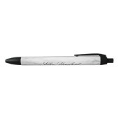 Personalisierter Stift aus weißem Marmor (Oberseite)