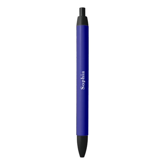 Personalisierter stilvoller marineblauer Stift mit (Vorderseite Vertikal)