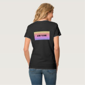 Personalisierter, stilvoller Teambricht-T - Shirt (Rückseite Vollansicht)