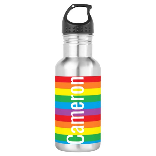 Personalisierter Stolz Edelstahlflasche (Vorderseite)