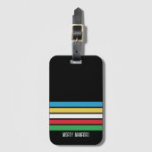 Personalisierter Stolz für benutzerdefinierte Behi Gepäckanhänger (Vorderseite Vertikal)