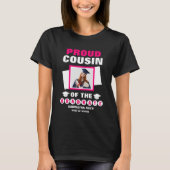 Personalisierter, stolzer Cousin des Graduate Foto T-Shirt (Vorderseite)