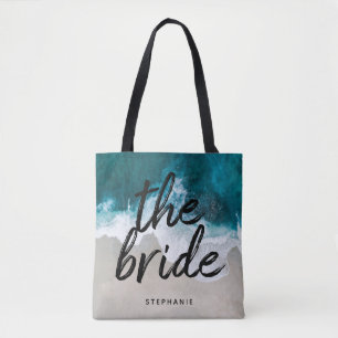 Personalisierter Strand Die Bridge Tote Tag Tasche