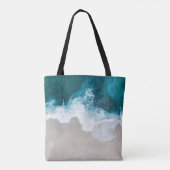 Personalisierter Strand Die Bridge Tote Tag Tasche (Rückseite)