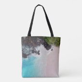 Personalisierter Strand Die Bridge Tote Tag Tasche (Rückseite)