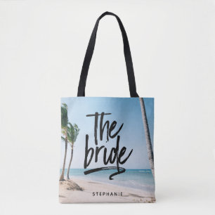 Personalisierter Strand Die Bridge Tote Tag Tasche