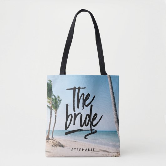 Personalisierter Strand Die Bridge Tote Tag Tasche (Vorderseite)