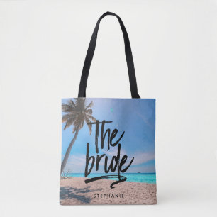 Personalisierter Strand Die Bridge Tote Tag Tasche