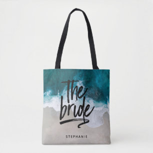 Personalisierter Strand Die Bridge Tote Tag Tasche