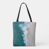 Personalisierter Strand Die Bridge Tote Tag Tasche (Rückseite)