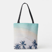 Personalisierter Strand Die Bridge Tote Tag Tasche (Rückseite)