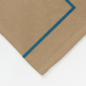 Personalisierter Strand Fleecedecke (Ecke)