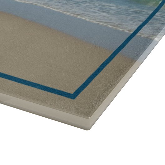 Personalisierter Strand Schneidebrett (Ecke)