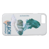 Personalisierter Strand zitieren bitte die lustige Case-Mate iPhone Hülle (Rückseite (Horizontal))