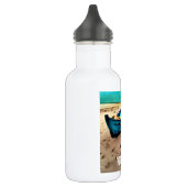 Personalisierter Strandbadevorsitzender Edelstahlflasche (Links)