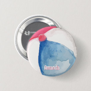 Personalisierter Strandball mit Namen Button