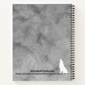 Personalisierter Stream der Blume Notizblock (Rückseite)