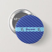 Personalisierter Streifen Button (Vorne & Hinten)