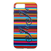 Personalisierter Streifen Case-Mate iPhone Hülle (Rückseite)