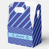 Personalisierter Streifen Geschenkschachtel (Geöffnet)