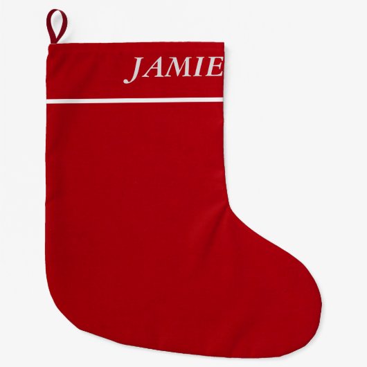 Personalisierter Strumpf Großer Weihnachtsstrumpf (Vorderseite)