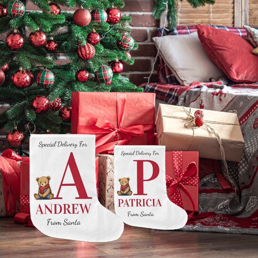 Personalisierter Strumpf Großer Weihnachtsstrumpf