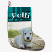 Personalisierter Strumpf Individuelle Name Kleiner Weihnachtsstrumpf (Vorderseite)