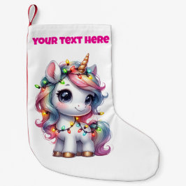 Personalisierter Strumpf Kleiner Weihnachtsstrumpf