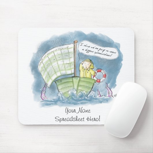 Personalisierter stürmischer mousepad (Mit Mouse)