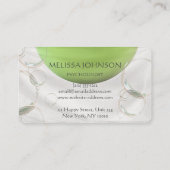 Personalisierter Stylist Couch Business Cart Visitenkarte (Rückseite)