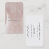 Personalisierter Stylist Hochzeitsplaner Business  Visitenkarte (Vorne/Hinten)