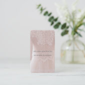 Personalisierter Stylist Hochzeitsplaner Business  Visitenkarte (Stehend Vorderseite)