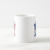 Personalisierter Super-Dad-Individueller Name Held Kaffeetasse (Mittel)