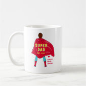 Personalisierter Super-Daddy-Becher | Benutzerdefi Kaffeetasse (Links)