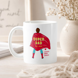 Personalisierter Super-Daddy-Becher Benutzerdefi Kaffeetasse