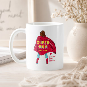 Personalisierter Super-Mama-Becher Individuelle Kaffeetasse