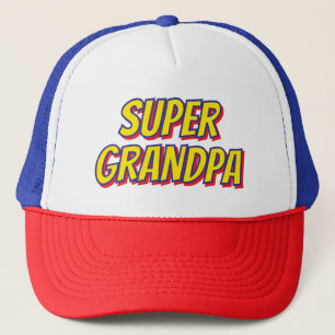 Personalisierter Super-Opa, Superhelden-Vatertag Truckerkappe