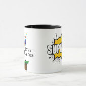 Personalisierter Super-VATER/Vater, der seinen Soh Tasse (Zentrum)
