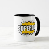 Personalisierter Super-VATER/Vater, der seinen Soh Tasse (VorderseiteRechts)