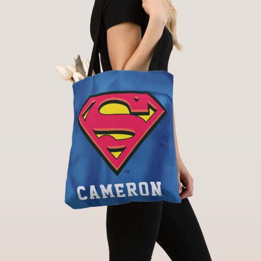 Personalisierter Superman S-Shield | Klassisches L Tasche (Von Nahem)