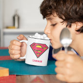 Personalisierter Superman S-Shield | Klassisches L Zweifarbige Tasse