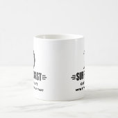 Personalisierter Surfer Kaffeetasse (Mittel)