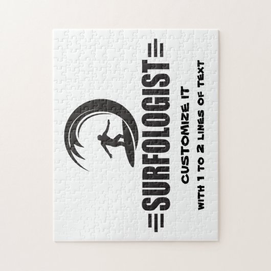 Personalisierter Surfer Puzzle (Vertikal)