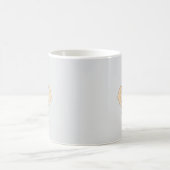 Personalisierter süßer Elefant Kindername Kaffeetasse (Mittel)