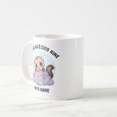 Personalisierter süßer Frettchen-Becher mit indivi Kaffeetasse (Vorderseite Links)